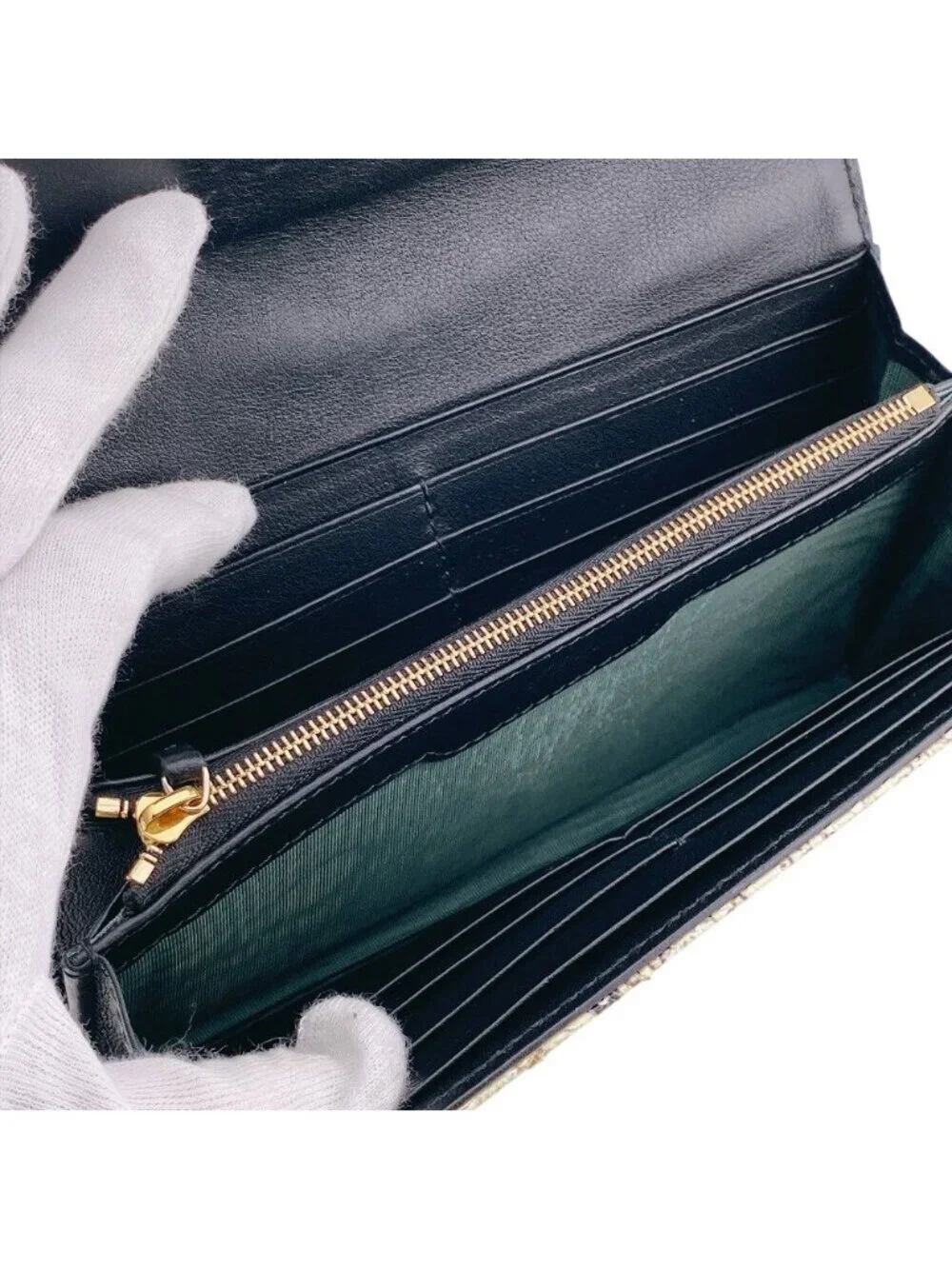 Gucci Exotic Flap GG Marmont Wallet